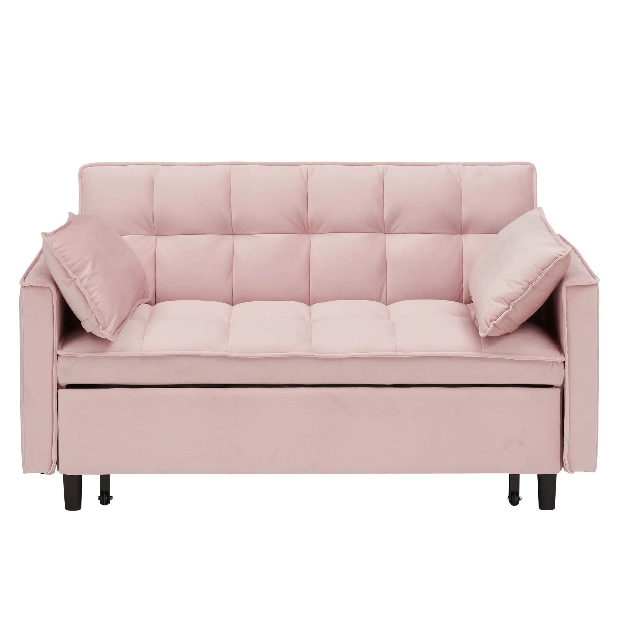 Sofa Bed With Pockets, 3 In 1 Convertible For Living Room