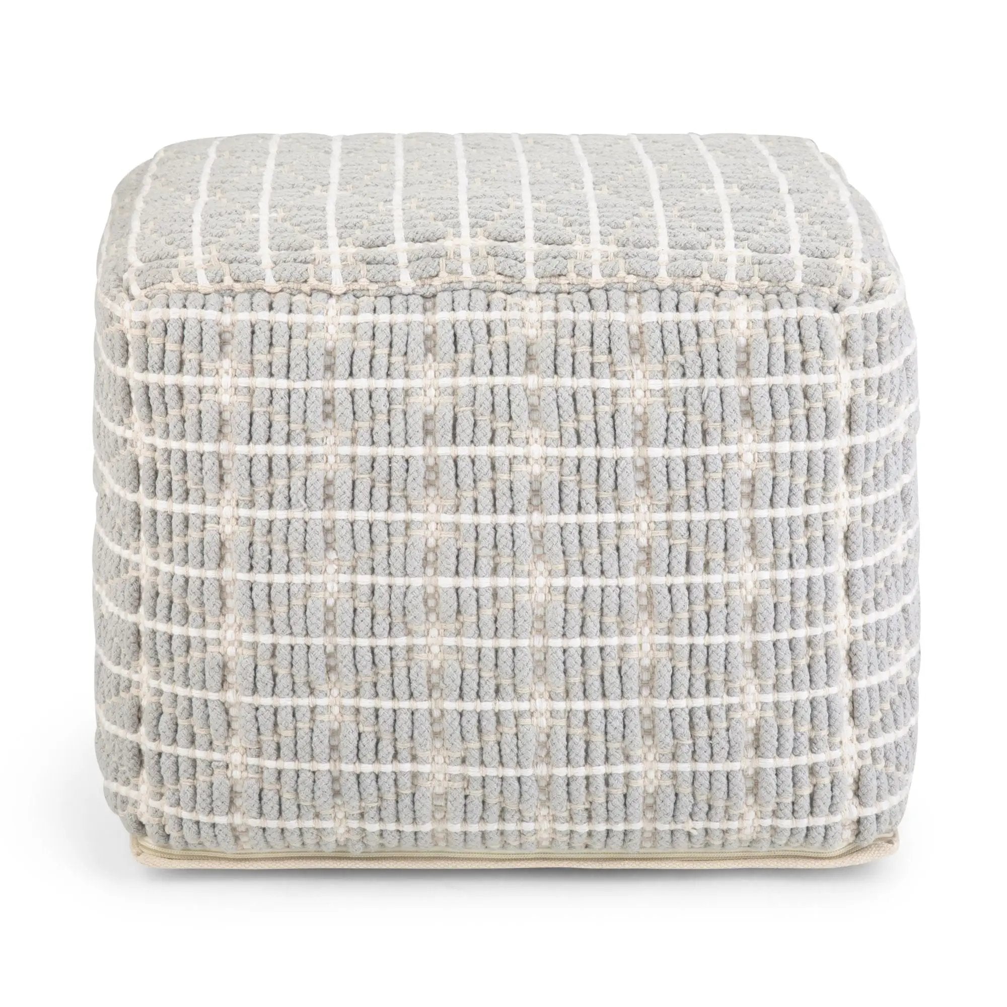 Noreen - Upholstered Square Pouf