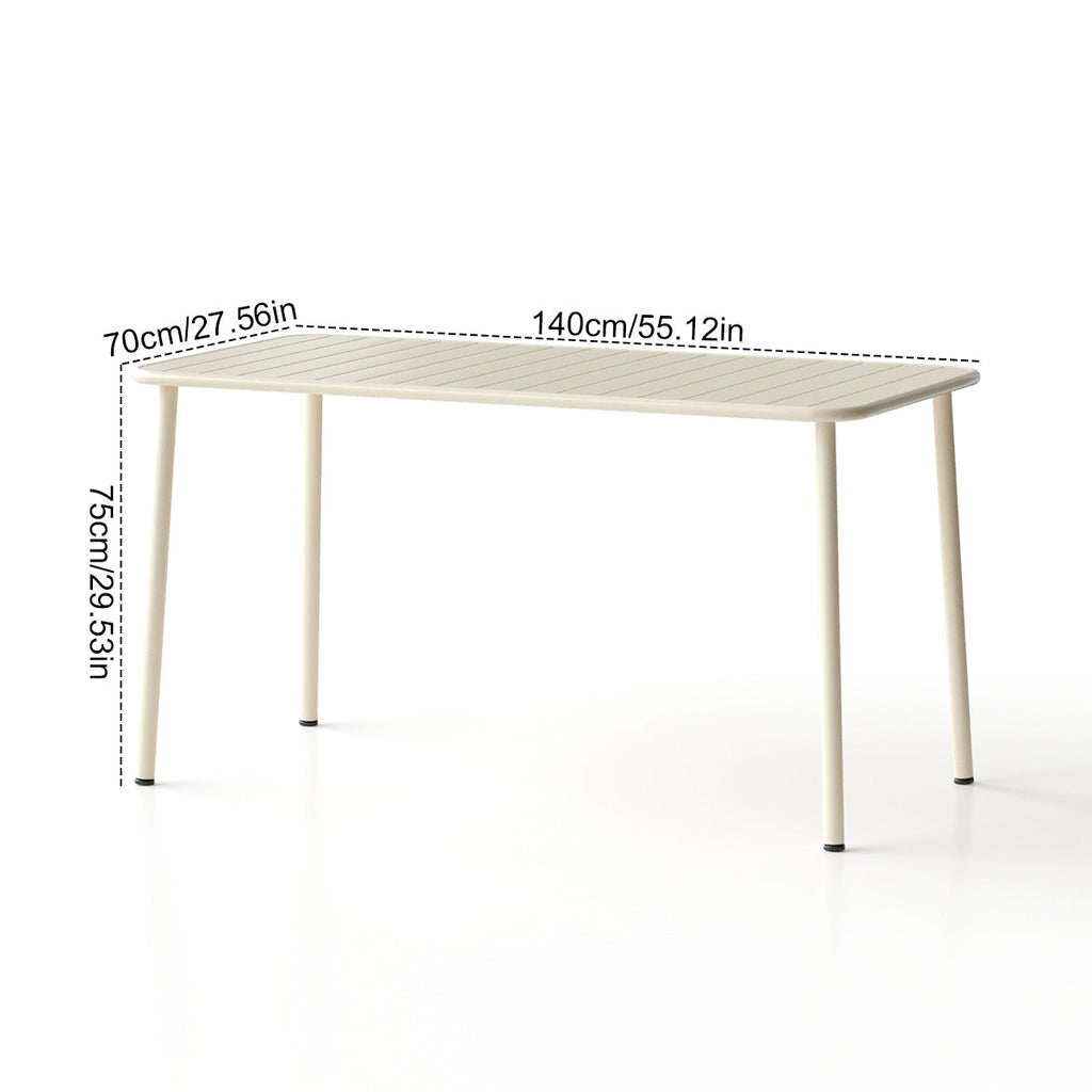 Sella long table outdoor dining table villa courtyard balcony table outdoor leisure table simple garden waterproof table