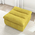 Lazy Floor Sofa,Modern armless and backless sofa chair,Comfy Accent Bean Bag Couch,suitable for living room bedroom office-Yellow