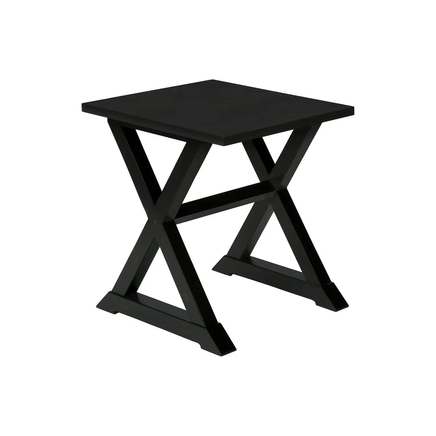 Compact Accent End Table, Square, Transitional