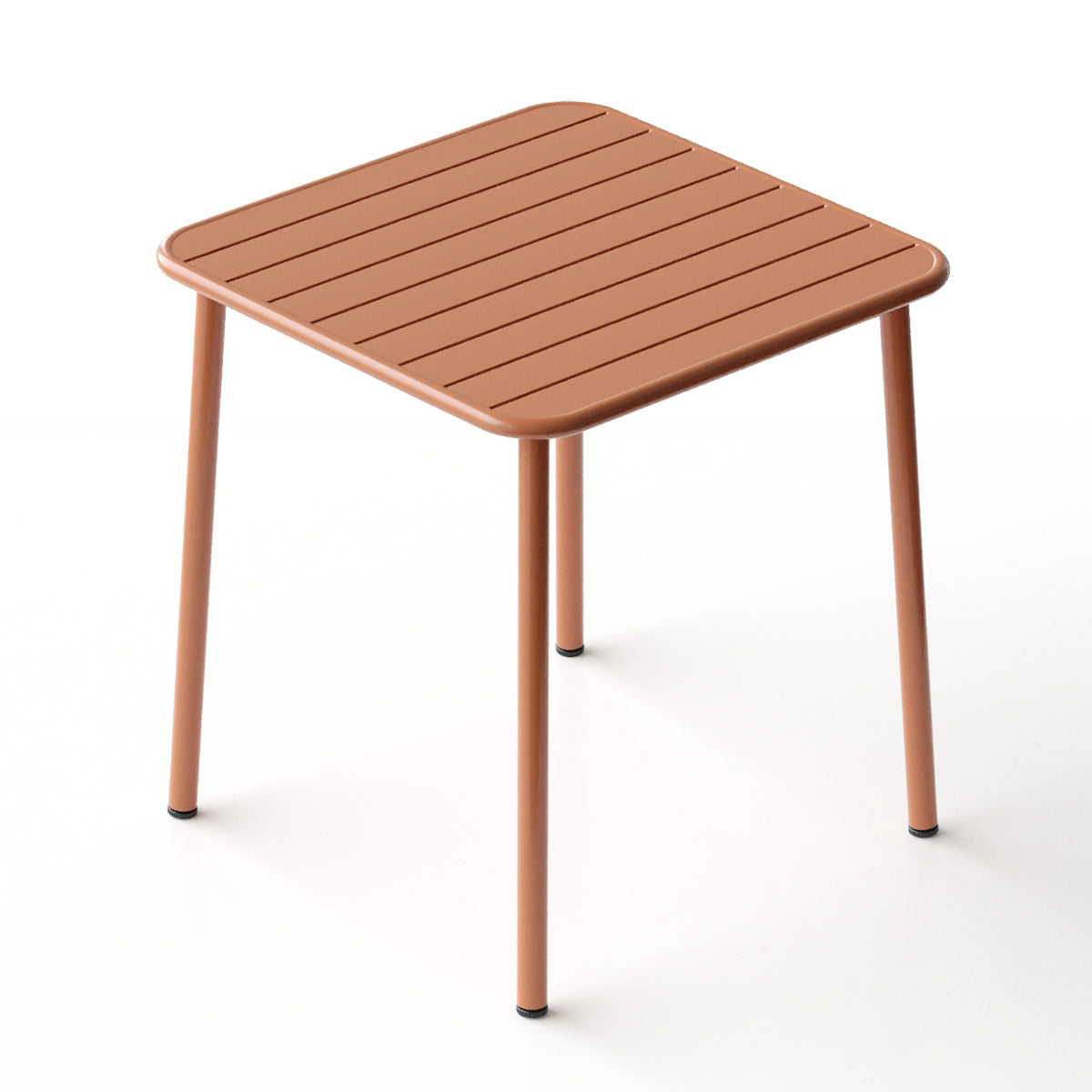 Sera square table outdoor (red)courtyard table villa open air dining table waterproof table retro American modern simple balcony table coffee table