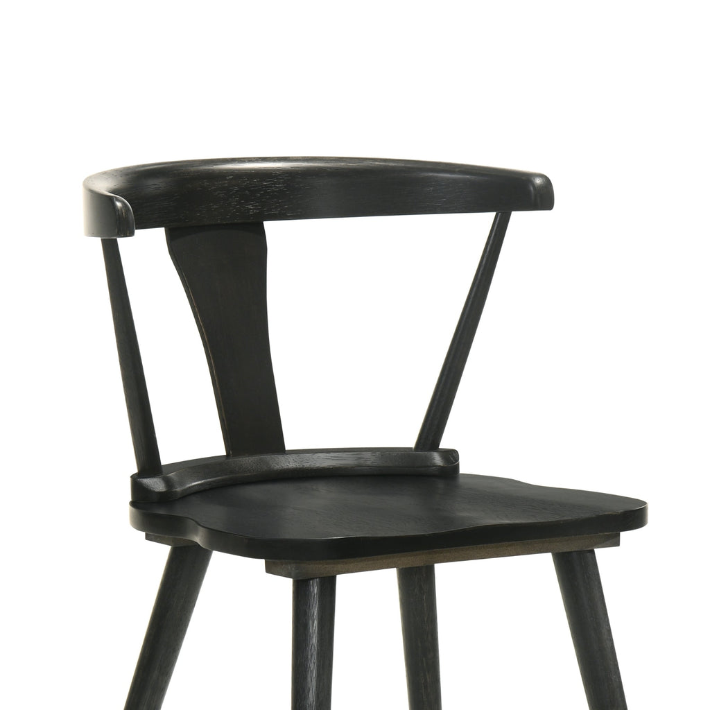 [Set of 2] Rustic Farmhouse Dining Chairs, Solid Wood Side Chairs with Easy Assembly