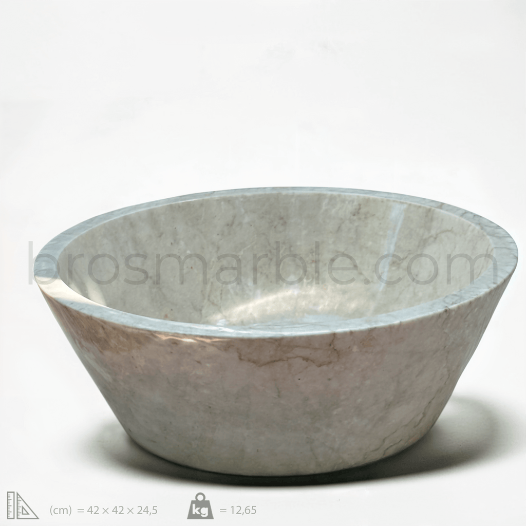 Beige Marble Sink