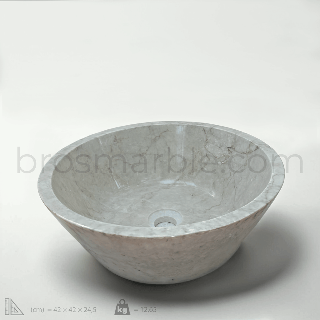 Beige Marble Sink