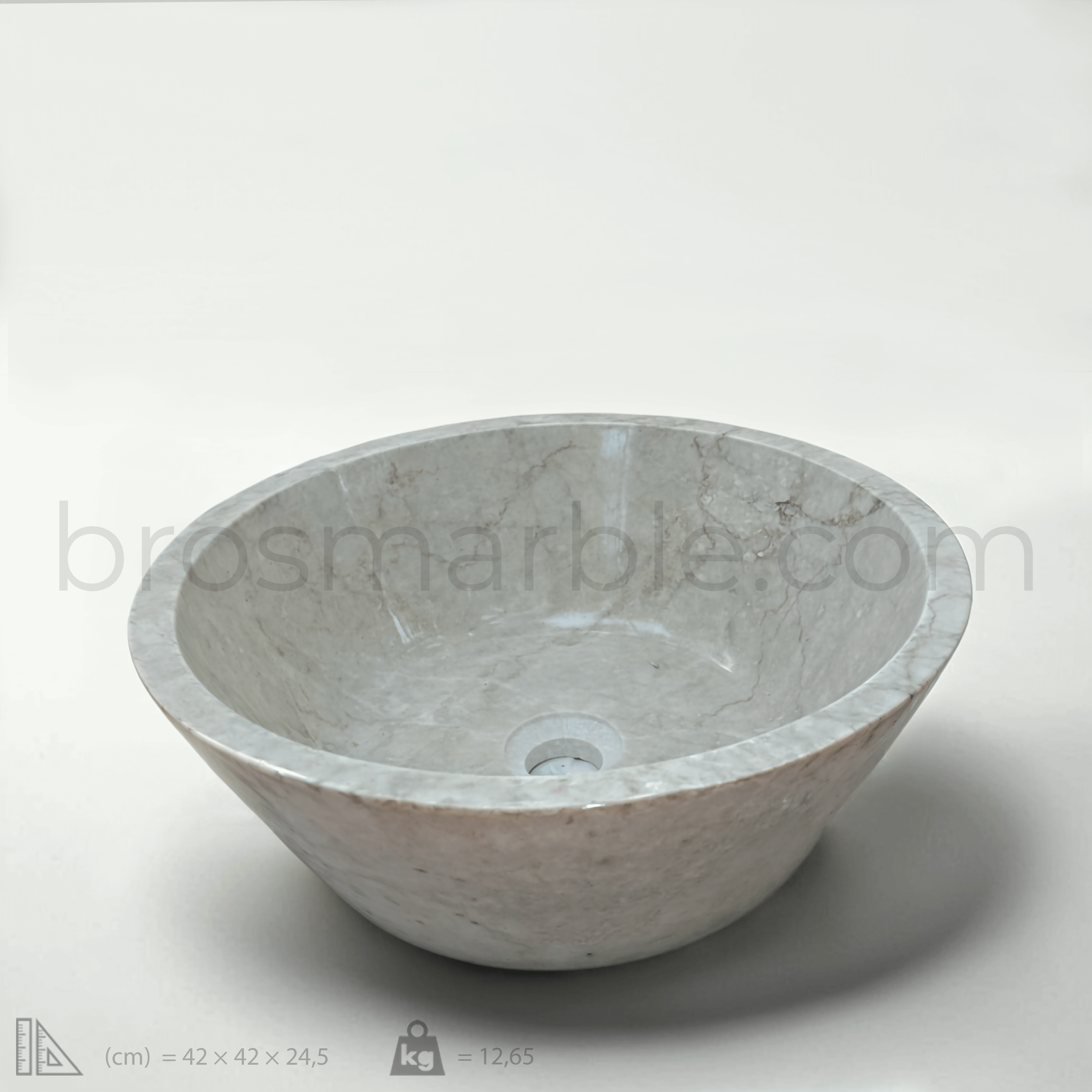 Beige Marble Sink
