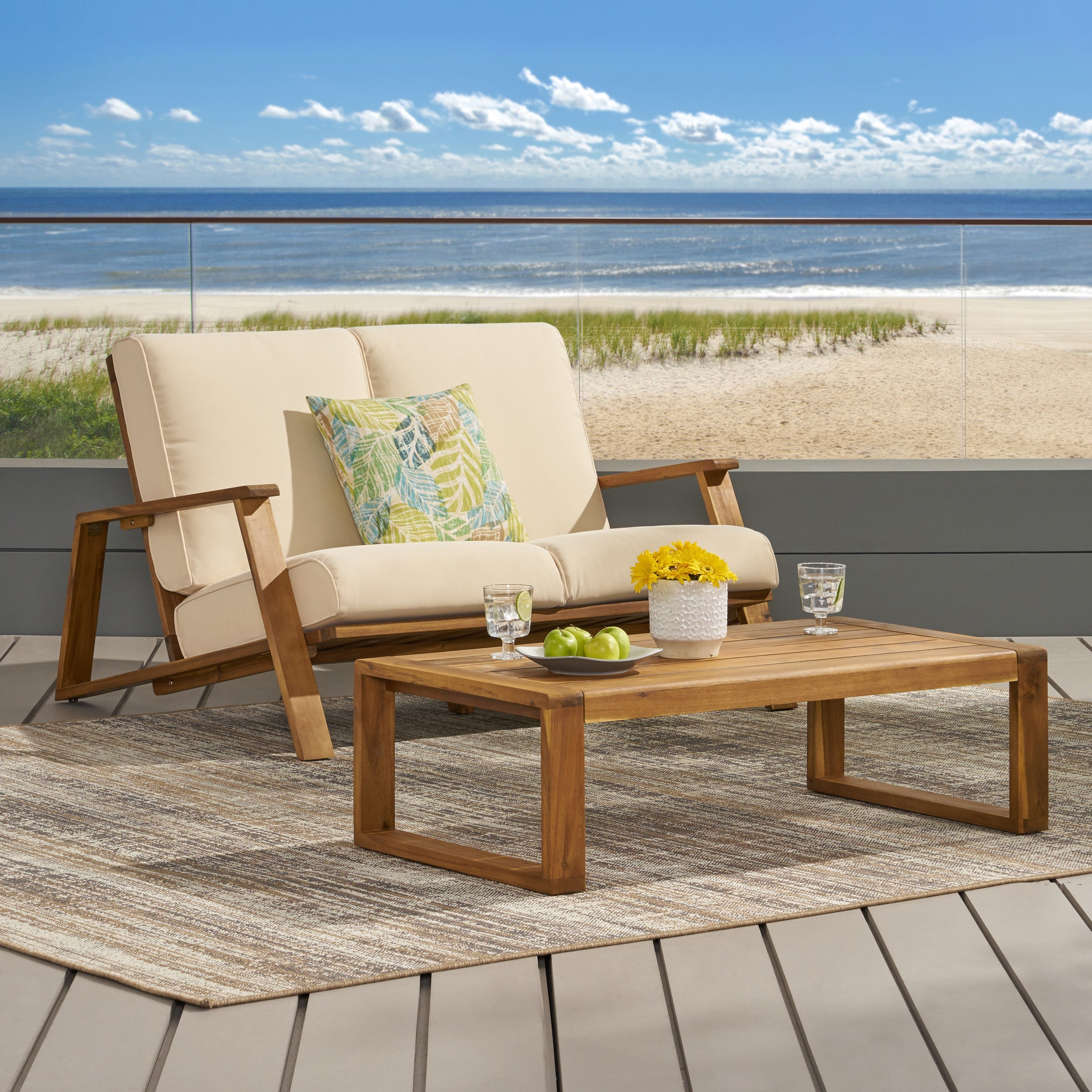PALOMA LOVESEAT+COFFEE TABLE