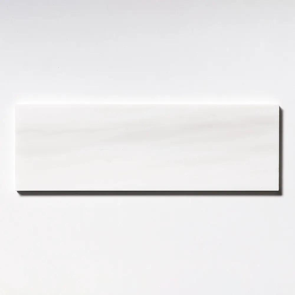 Bianco Dolomiti Honed Subway Marble Tiles 4x12