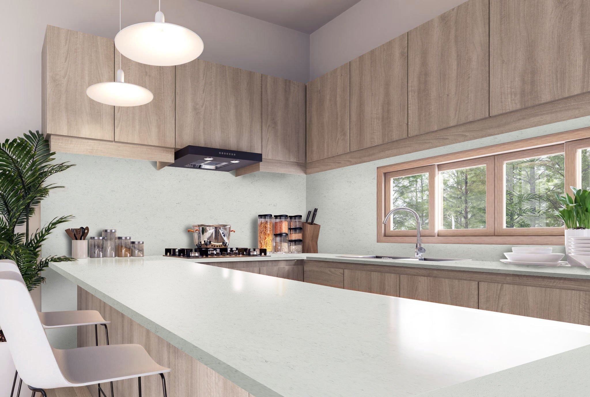 Bianco White Tessa Quartz