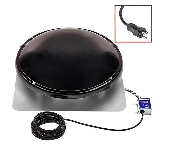 Master Flow EZ Cool Plug in Power Attic Vent 1050 CFM