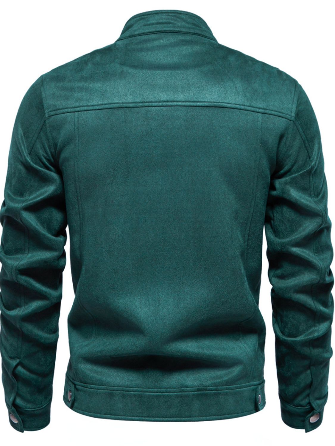 Zip Up Long Sleeve Biker Jacket