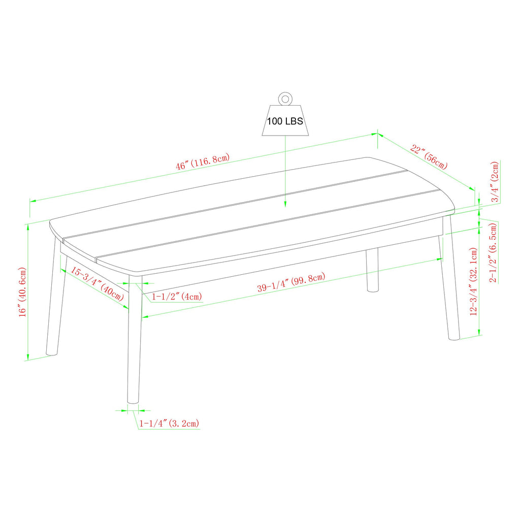 Contemporary Eucalyptus Wood Patio Coffee Table – Natural