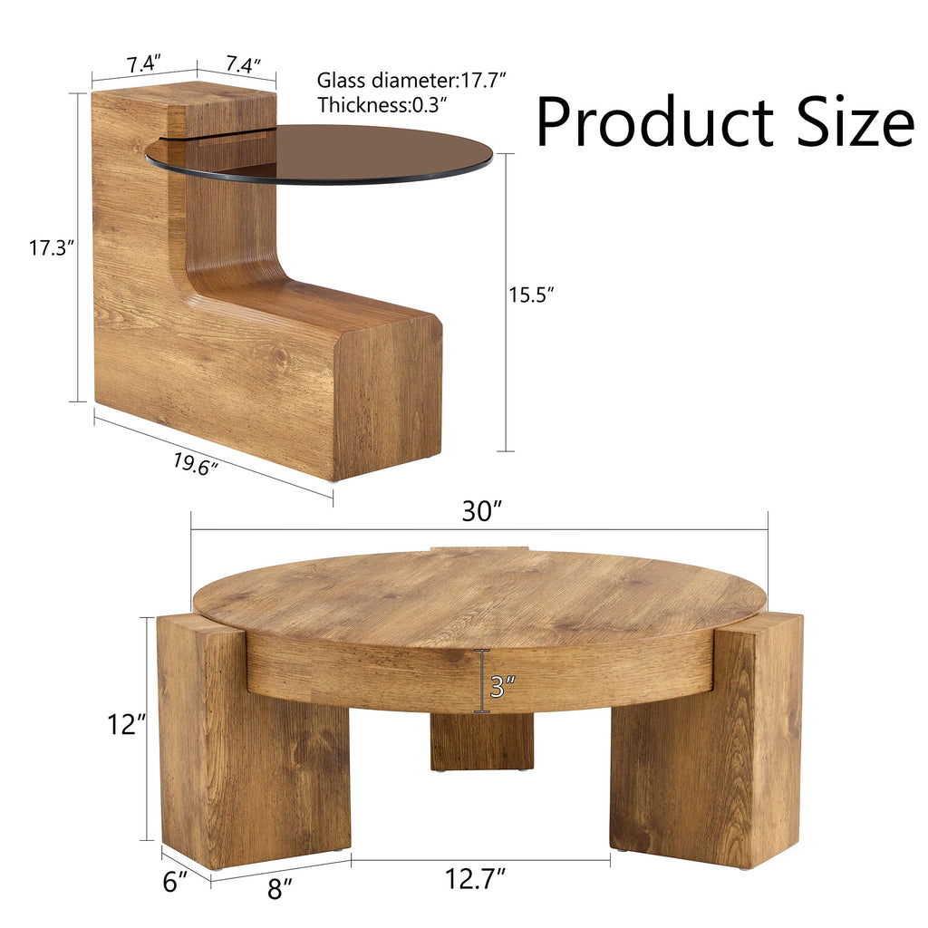 The detachable double-decker coffee table, the stylish design is more precious, and the detachable design can make the use of space more flexible and suitable for various scenes.