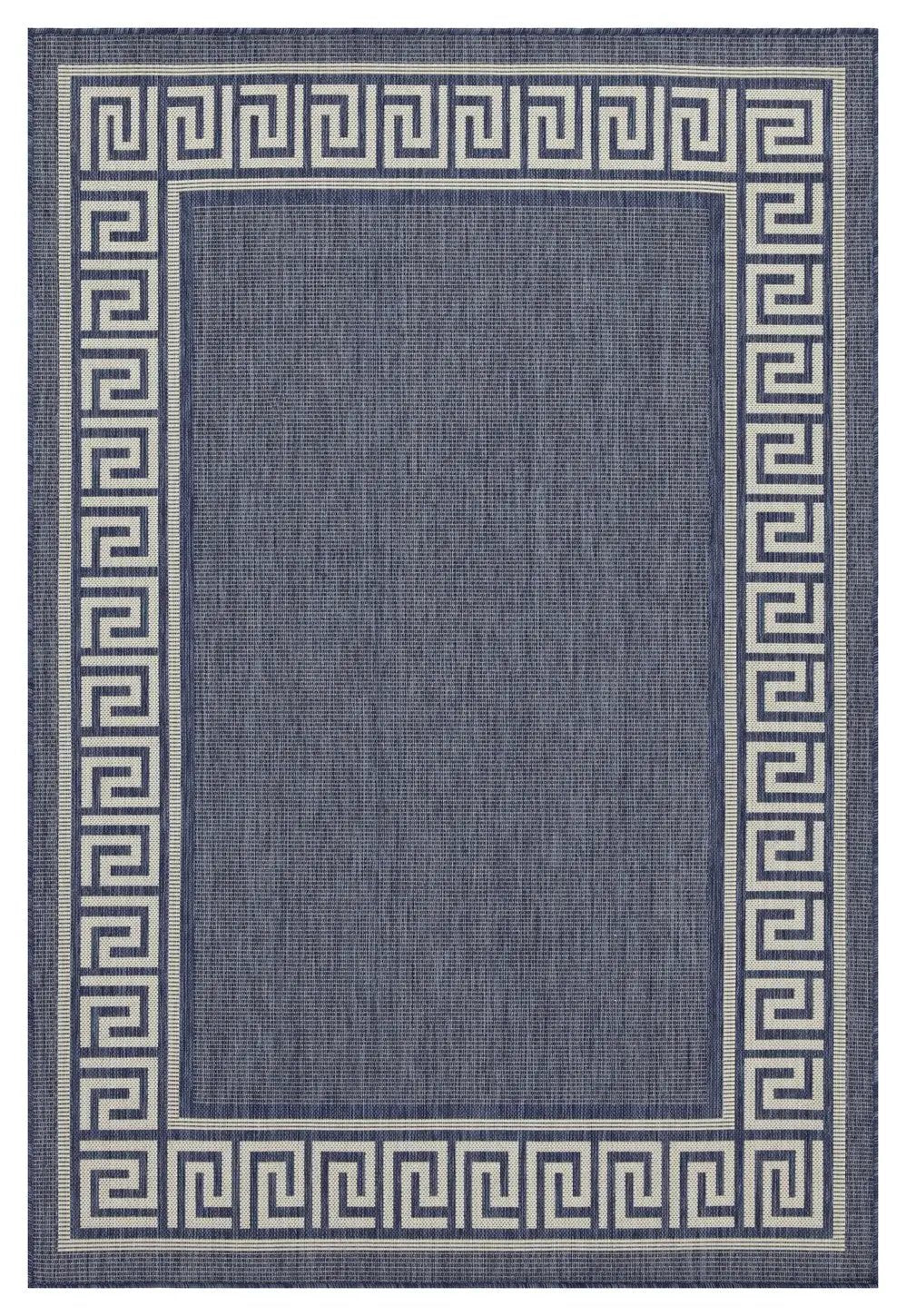Sunshine GC_HAR2001 Blue 5 ft. 3 in. x 7 ft. 3 in. Indoor/Outdoor Area Rug