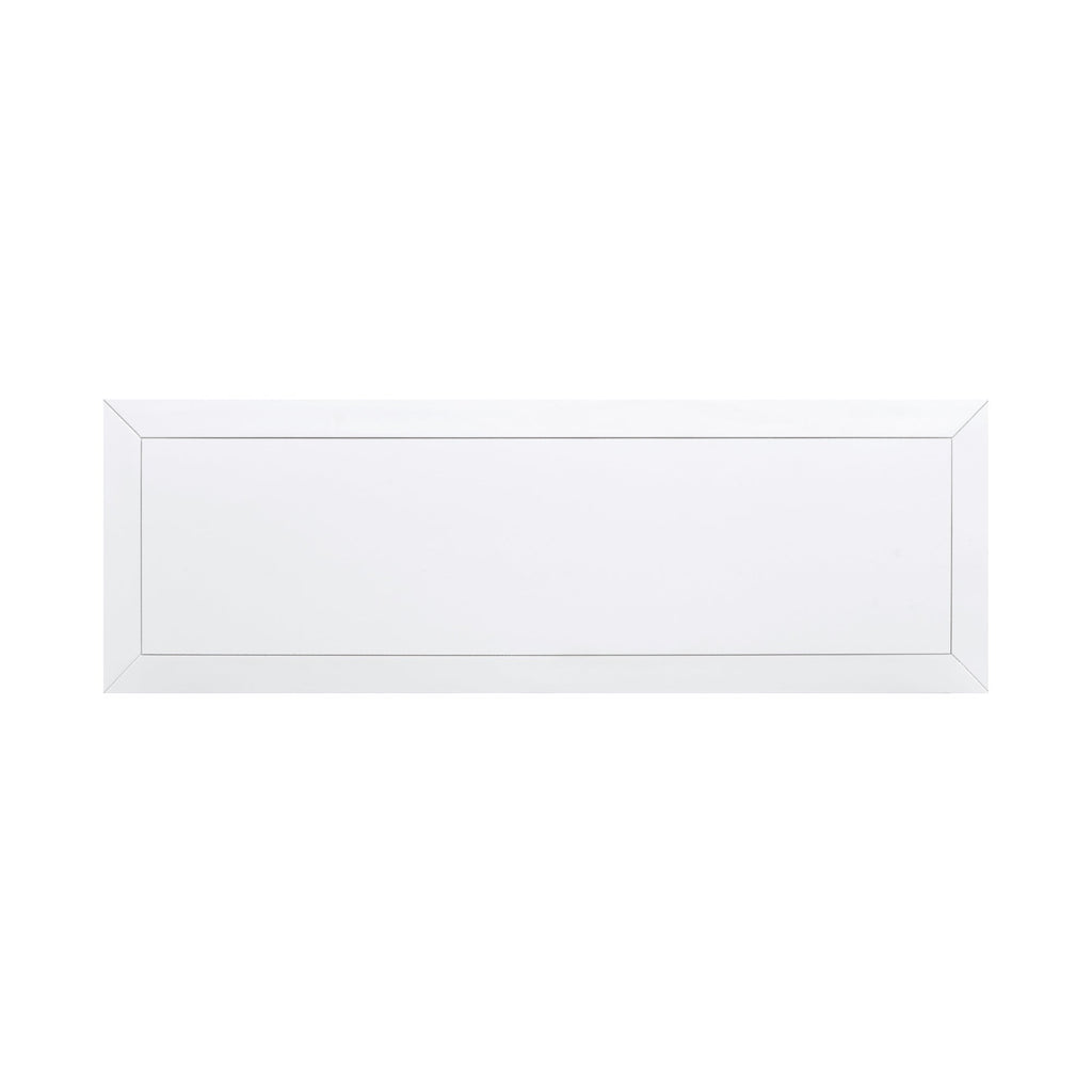 TREXM Cambridge Series  Ample Storage Vintage Console Table with Four Small Drawers and Bottom Shelf for Living Rooms, Entrances and Kitchens (White, OLD SKU: WF190263AAA)