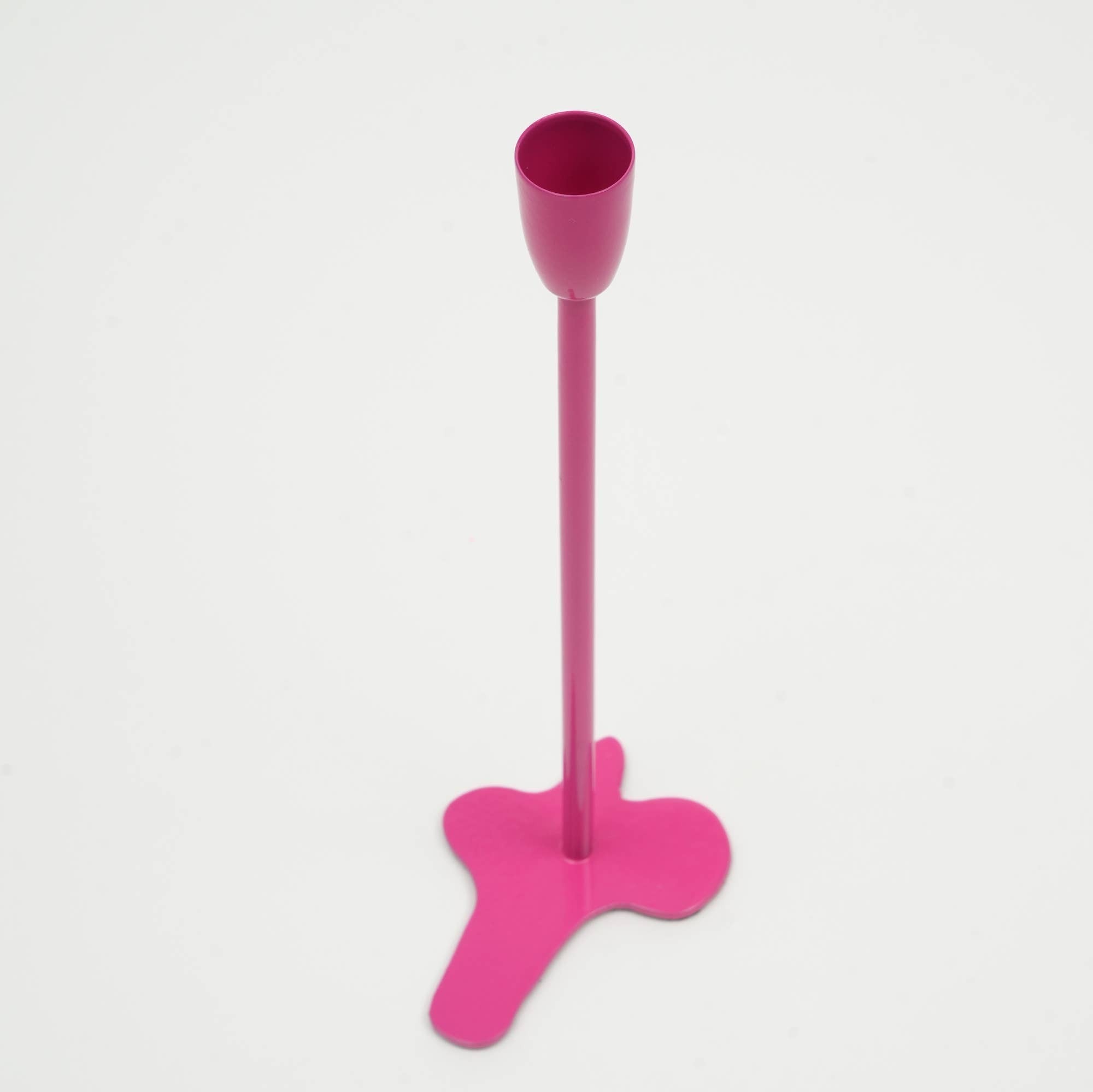 Home Décor Fun Fusion Pink Candle Holder - Stylish 4x10 Inch Decorative Candle Holder for Living Room & Home Accents