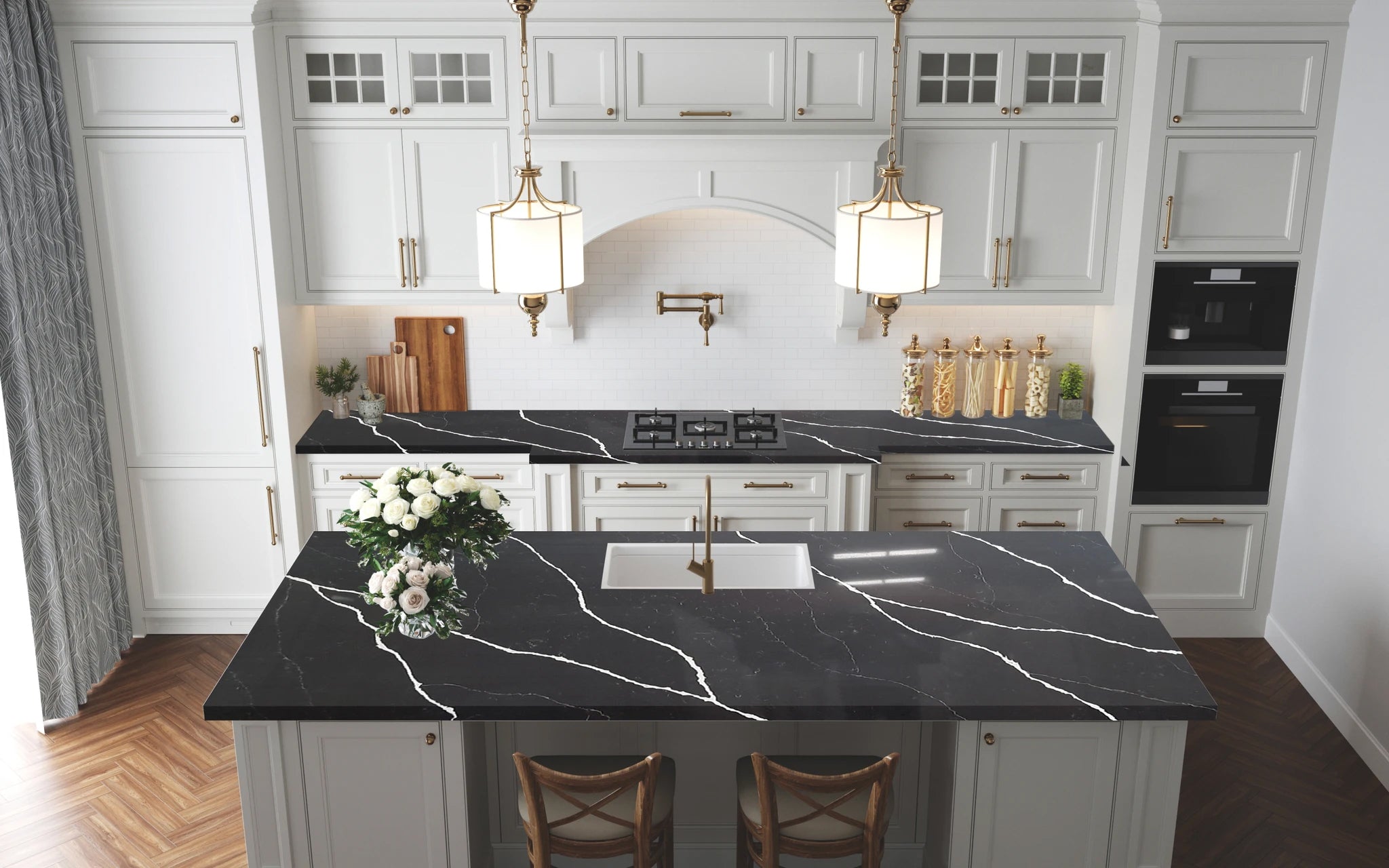 Calacatta Ebony Tessa Quartz