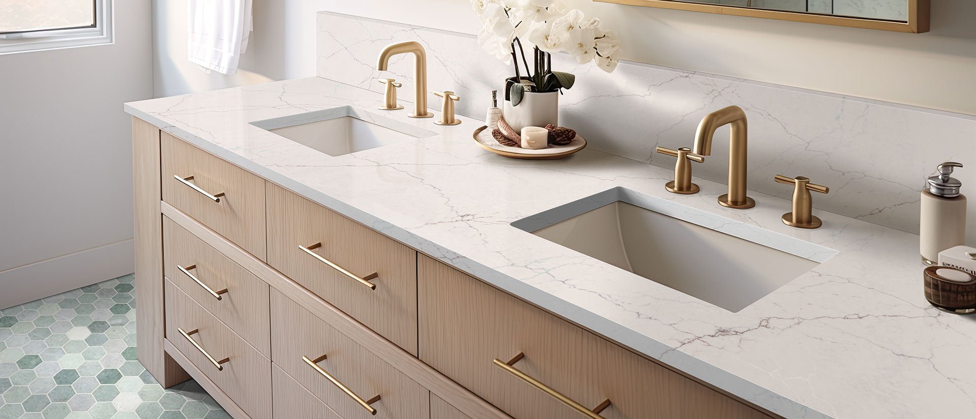 Calacatta Miraggio SeaGlass Msi Q