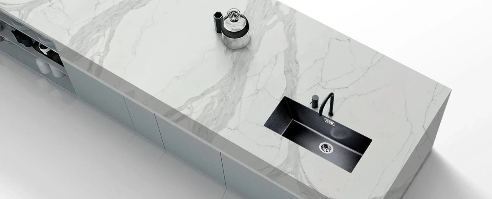 Calacatta Pyreness Raphael Quartz