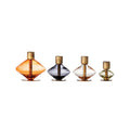 Blown Glass Candle Holders