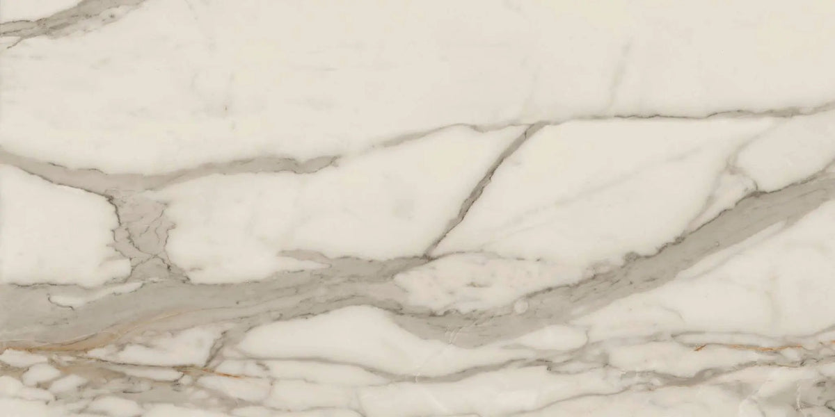 Charme Calacatta Gold Marble Look Porcelain Tiles 24x48