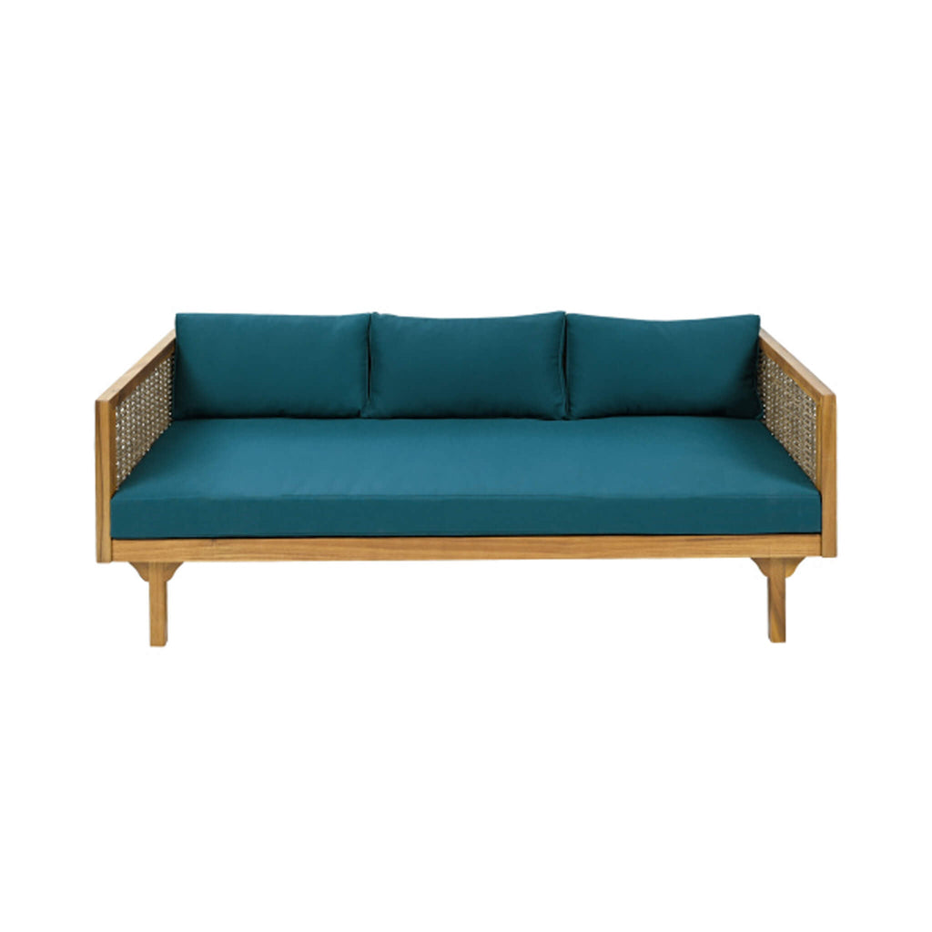 Claremont 3-Seater Acacia Wood Daybed Sofa With Water-Resistant Cushions (SAK65773)
