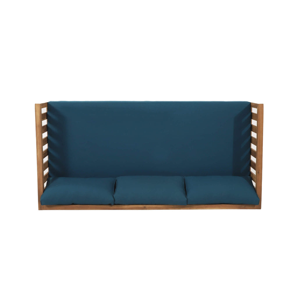 Claremont 3-Seater Acacia Wood Daybed Sofa With Water-Resistant Cushions (SAK65773)