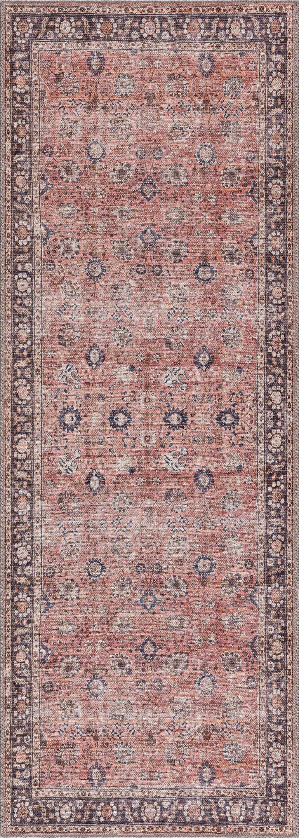 Ganyangan Red Washable Rug