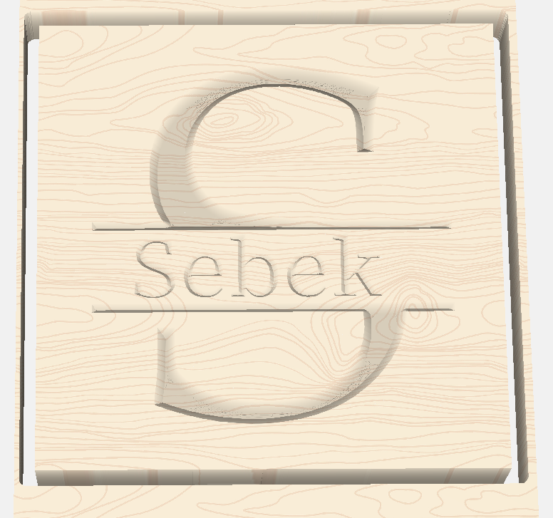 Customized coaster set.