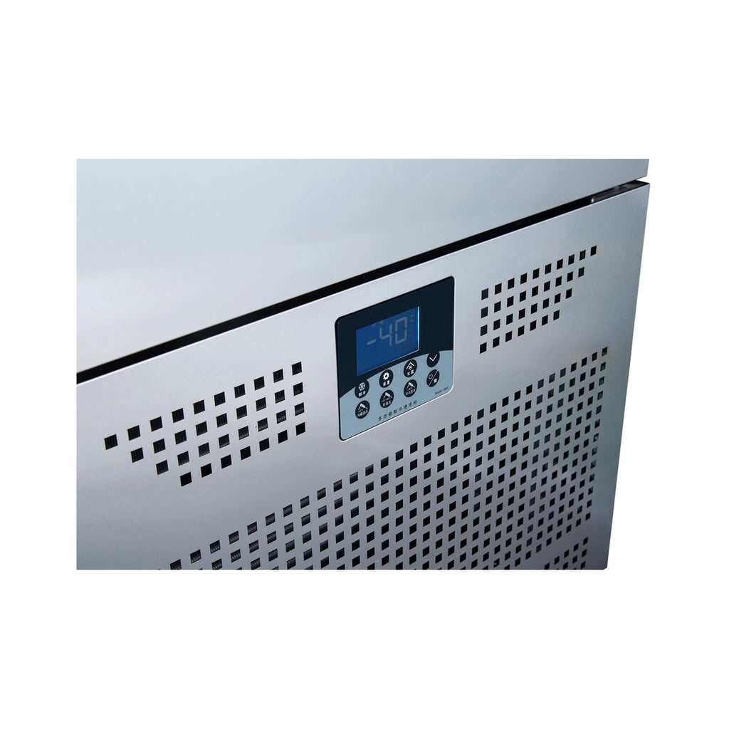 Commercial Heavy-Duty 15-Tray Blast Chiller Freezer Cabinet With Trolley Cart (SAK57249)