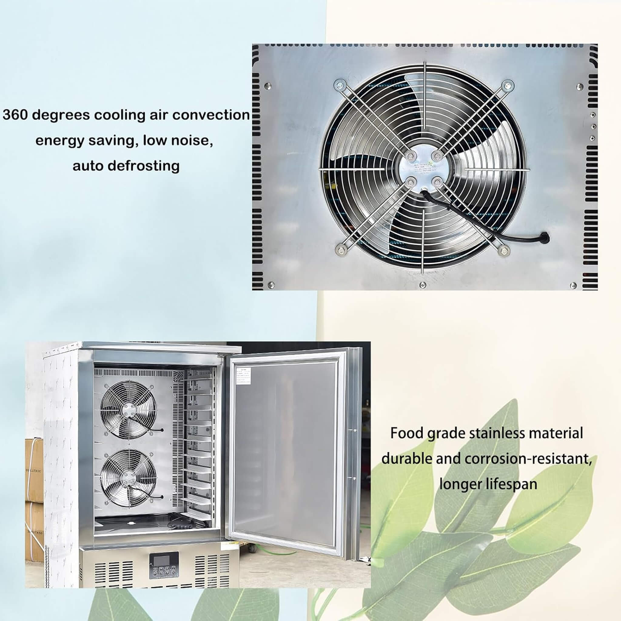 Commercial Heavy-Duty Extra-Low Temperature Blast Chiller Freezer (SAK46083)