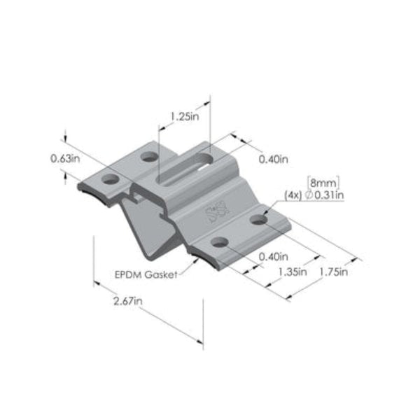 CorruBracket™ 100T for Corrugated Metal Roofs