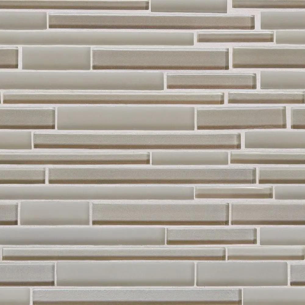 Crepuscolo Gloss/matte Interlocking Slides Glass Mosaics 12x12