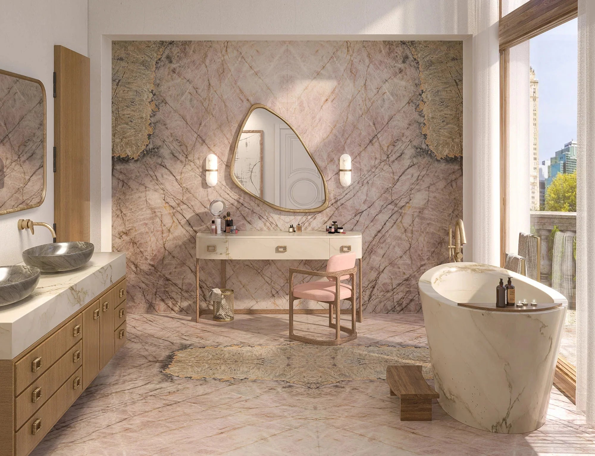 Cristallo Pink Quartzite