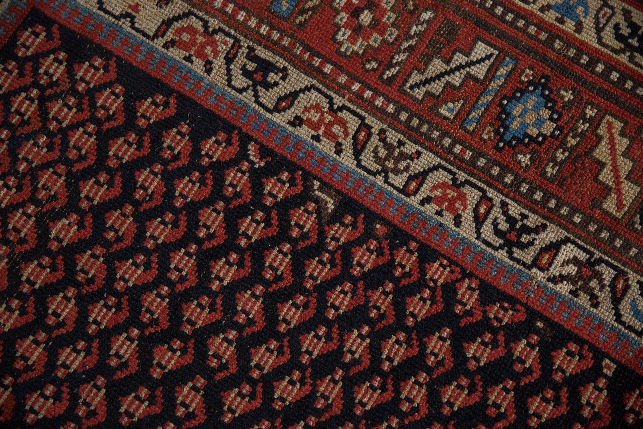 4.5x7.5 Vintage Kurd Rug