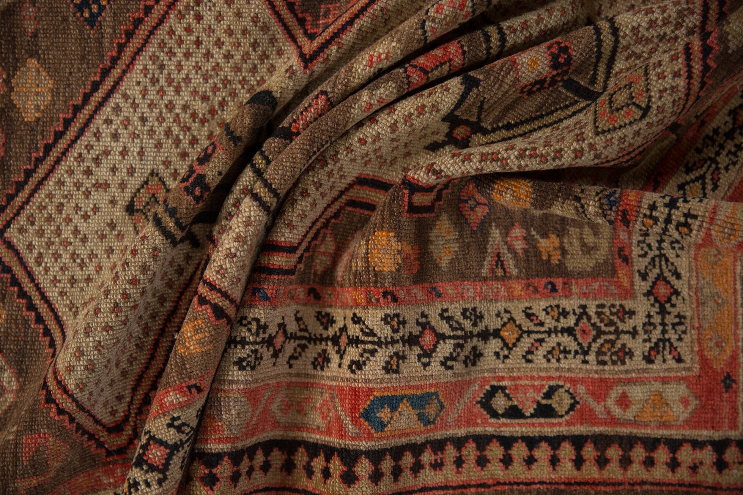4.5x7 Vintage Fine Malayer Rug