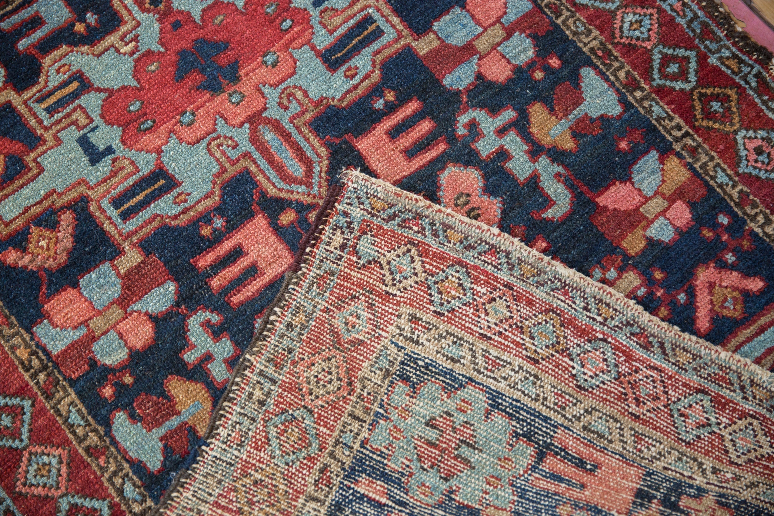 3x4 Vintage Karaja Square Rug