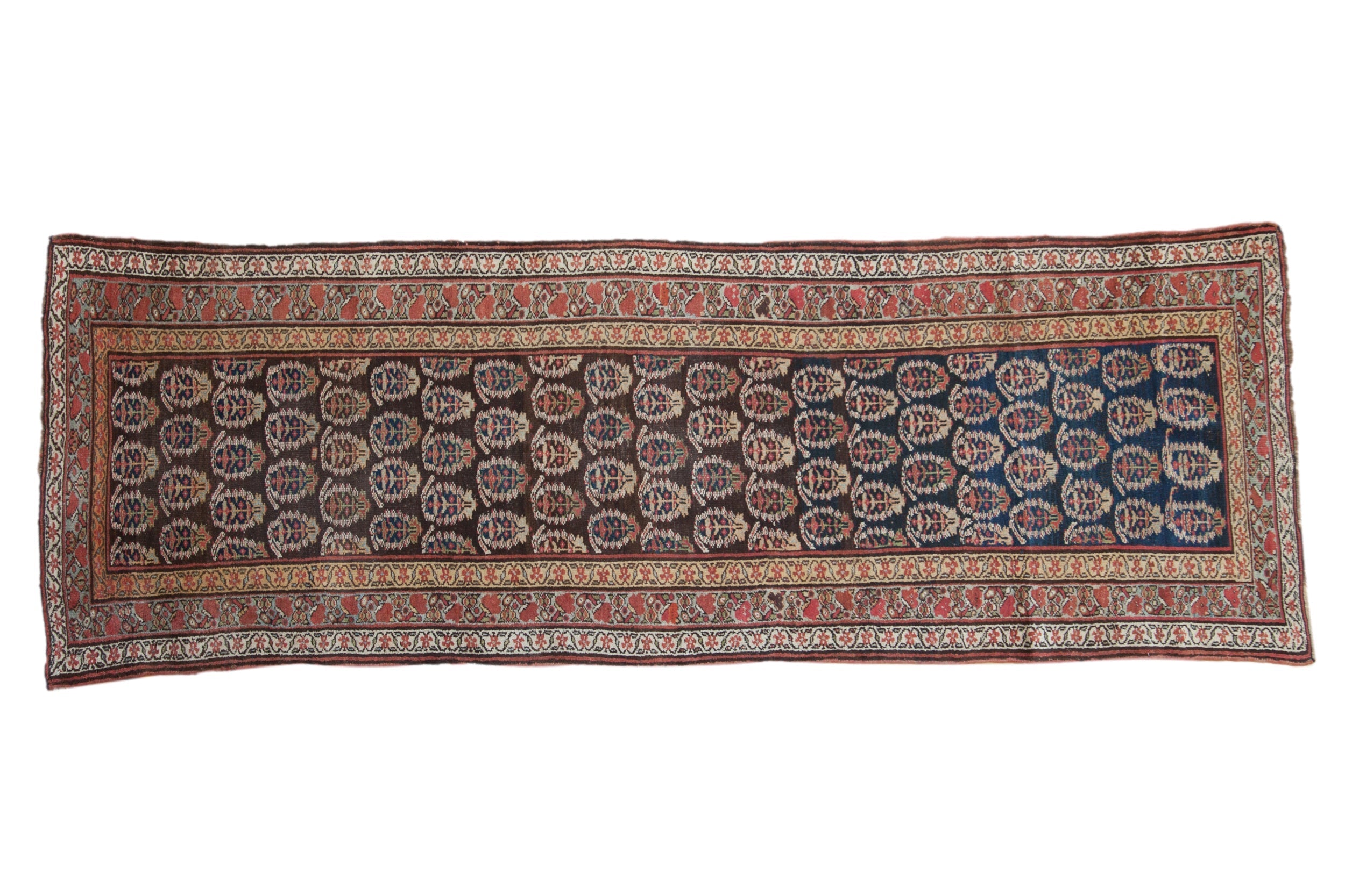 3.5x10 Antique Kurdish Rug Runner