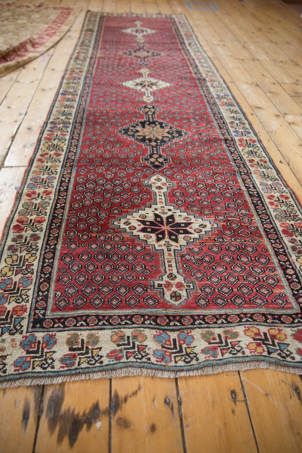 3x10.5 Vintage Kurdish Rug Runner
