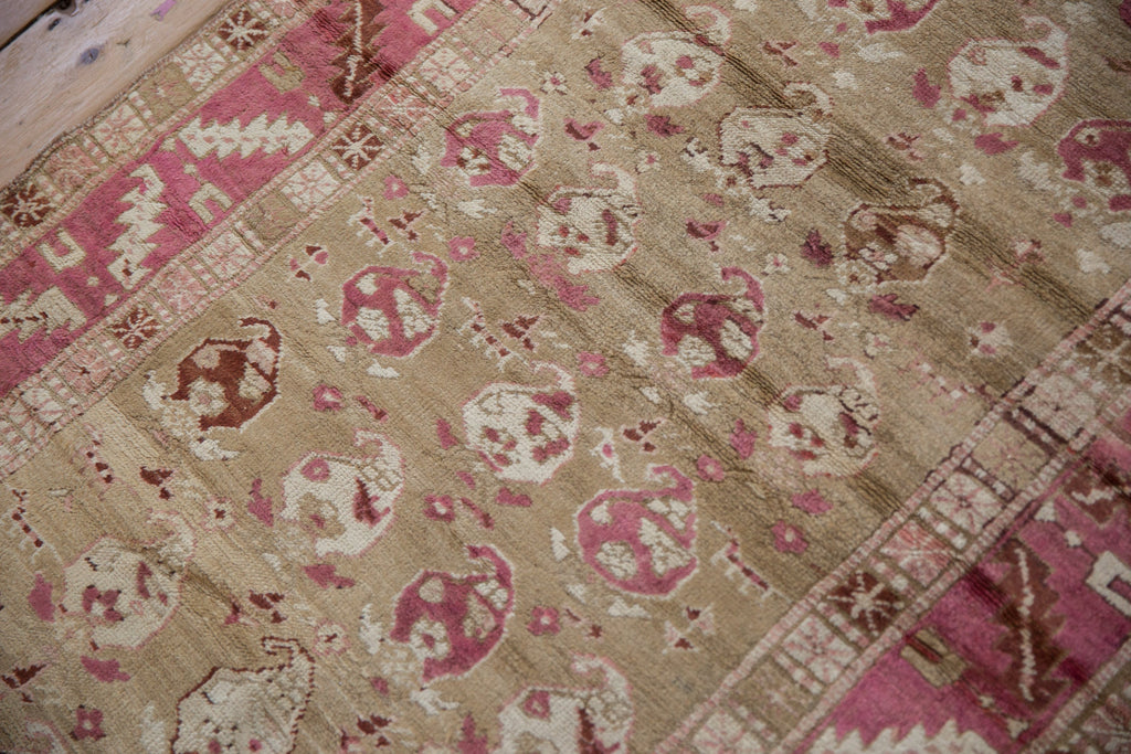 3.5x10 Vintage Distressed Karabagh Rug Runner