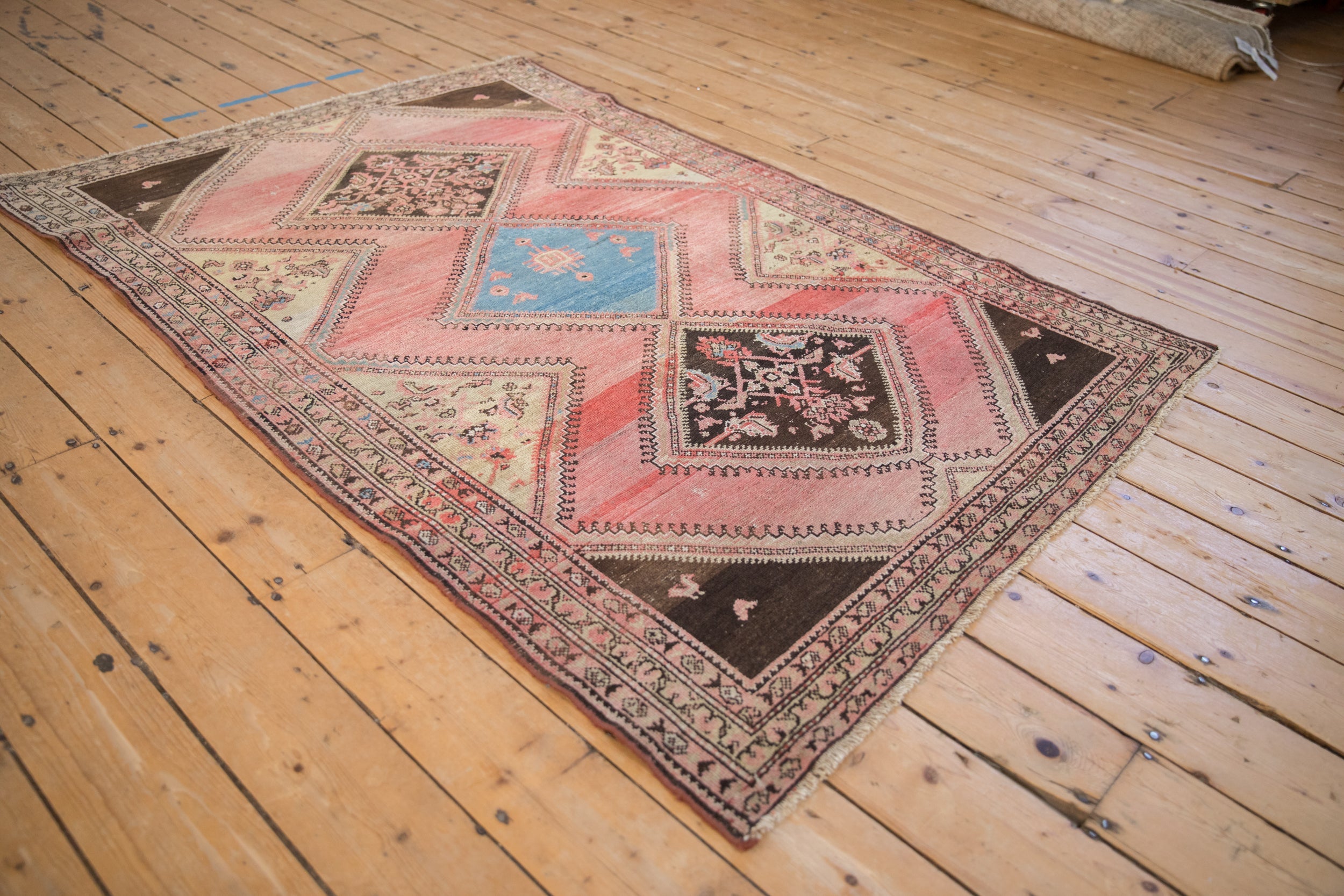 4x6.5 Vintage Fine Distressed Malayer Rug