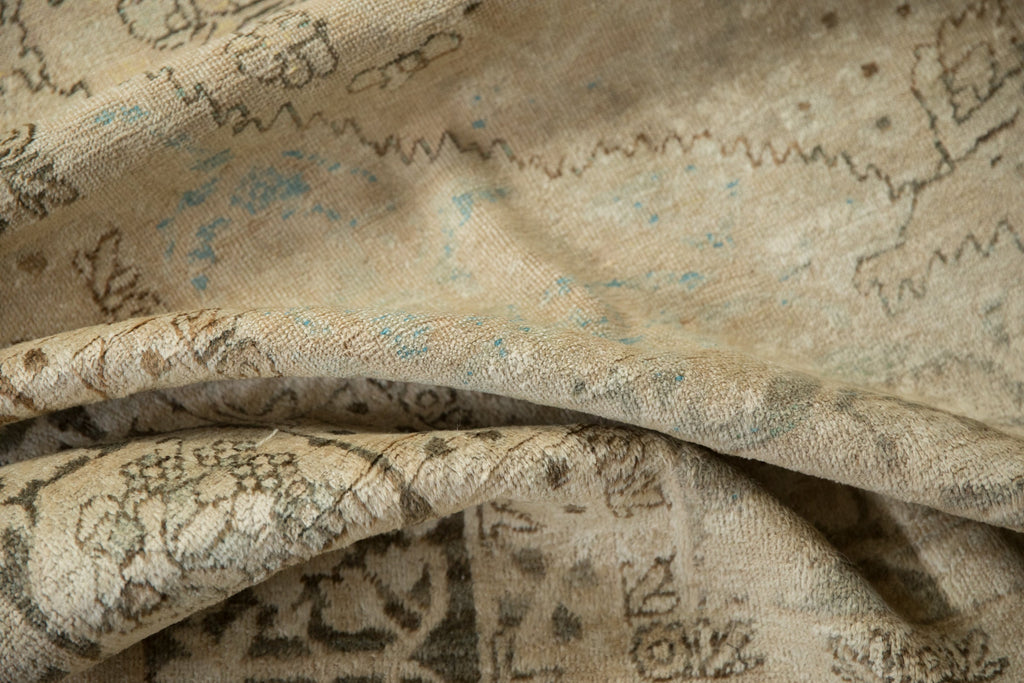 8x11 Antique Distressed Kerman Carpet