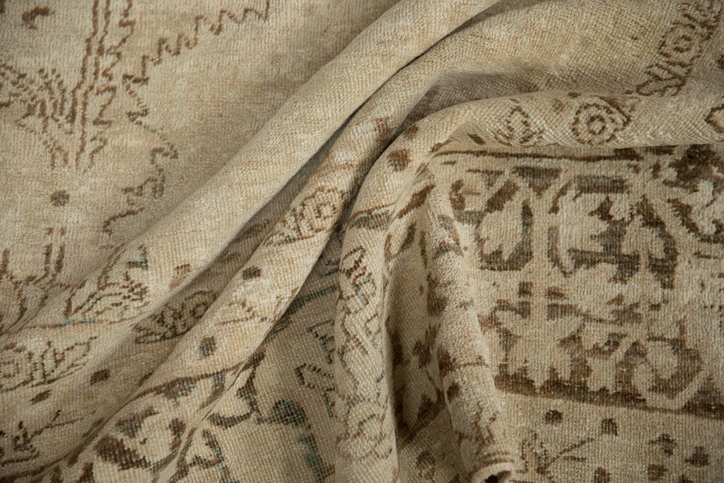 8x11 Antique Distressed Kerman Carpet
