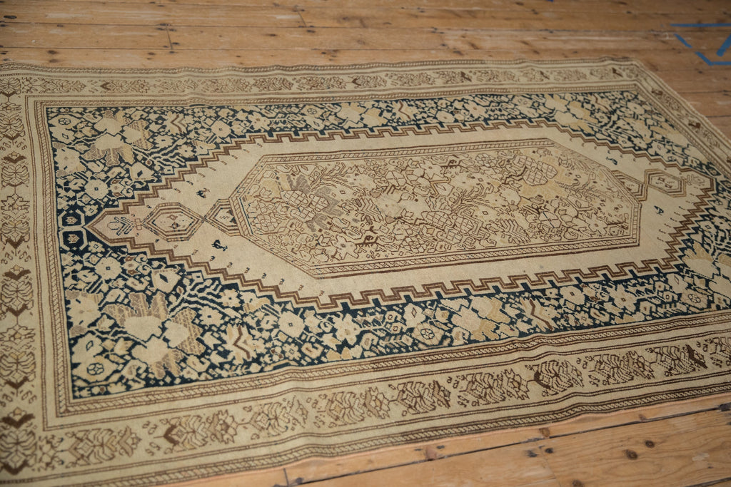 4.5x6.5 Antique Distressed Malayer Rug