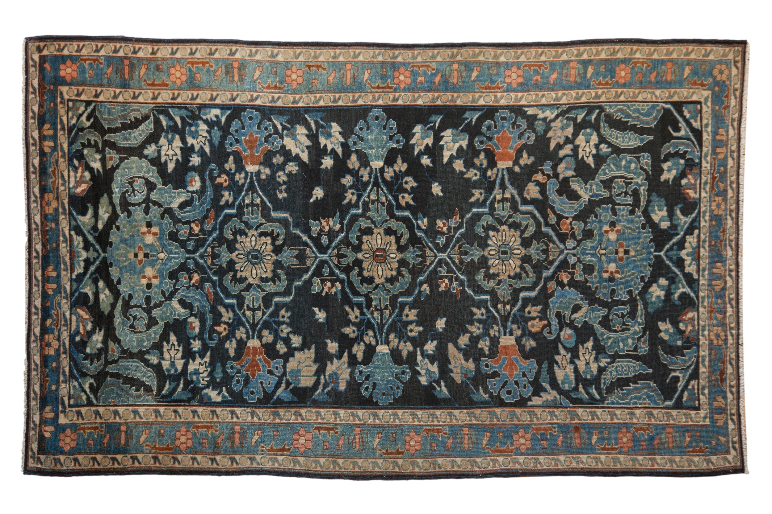 4x7 Vintage Fine Distressed Lilihan Rug