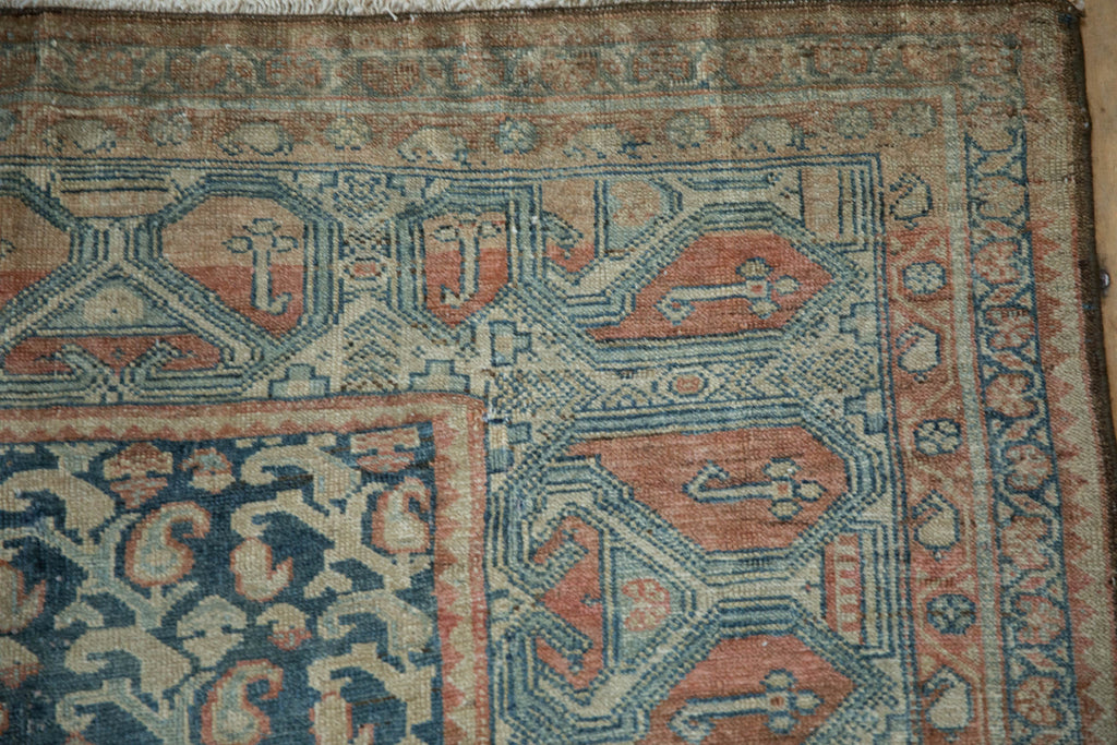 4.5x9 Vintage Fine Distressed Malayer Rug Runner
