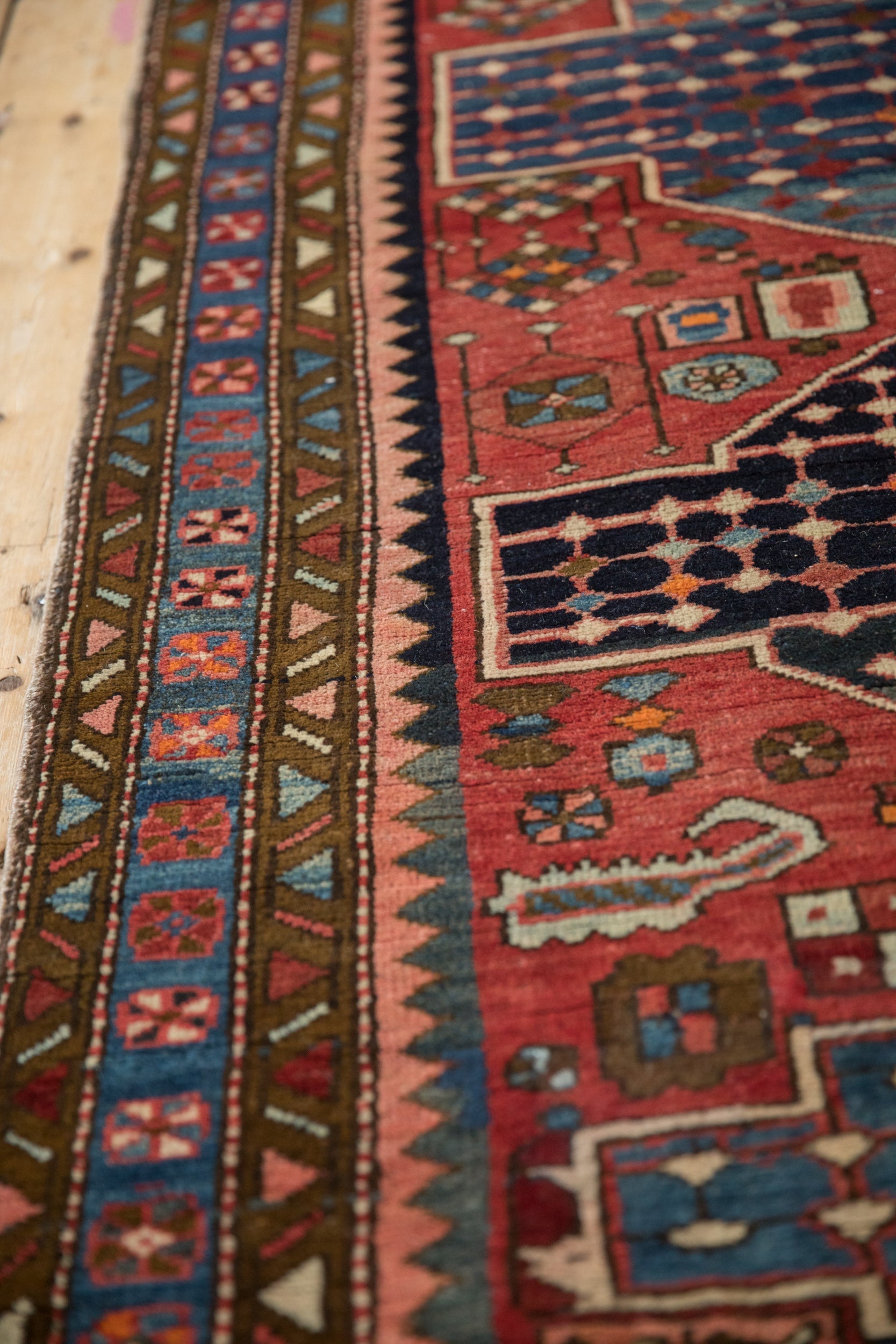 3.5x12.5 Vintage Baktiari Rug Runner