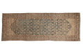 4x11 Vintage Distressed Hamadan Rug Runner