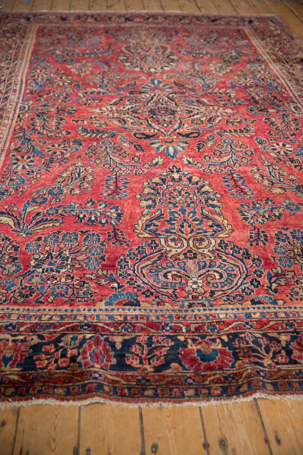 7x10 Antique American Sarouk Carpet