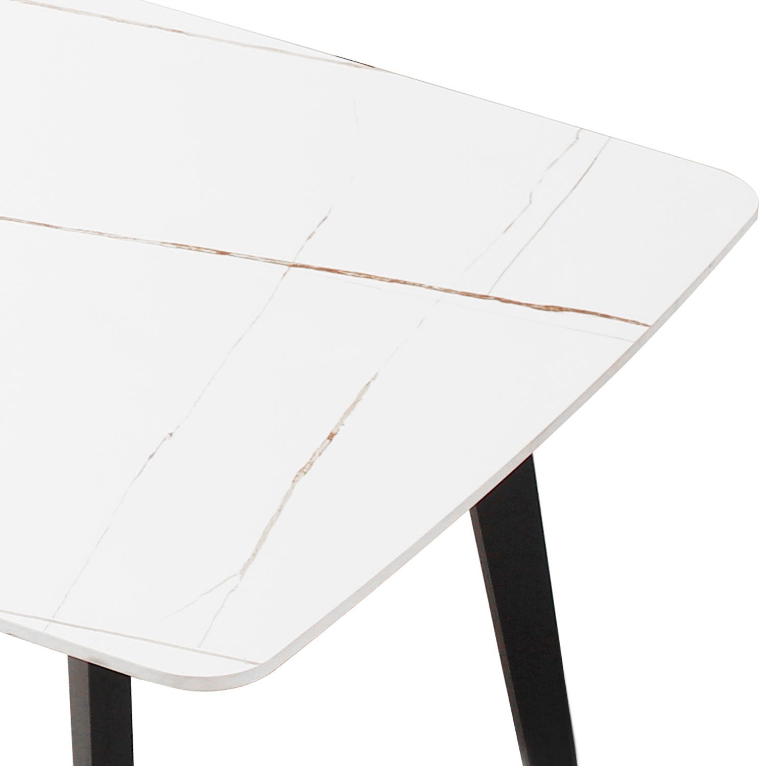 J3710 Porcelain Dining Table White 70'